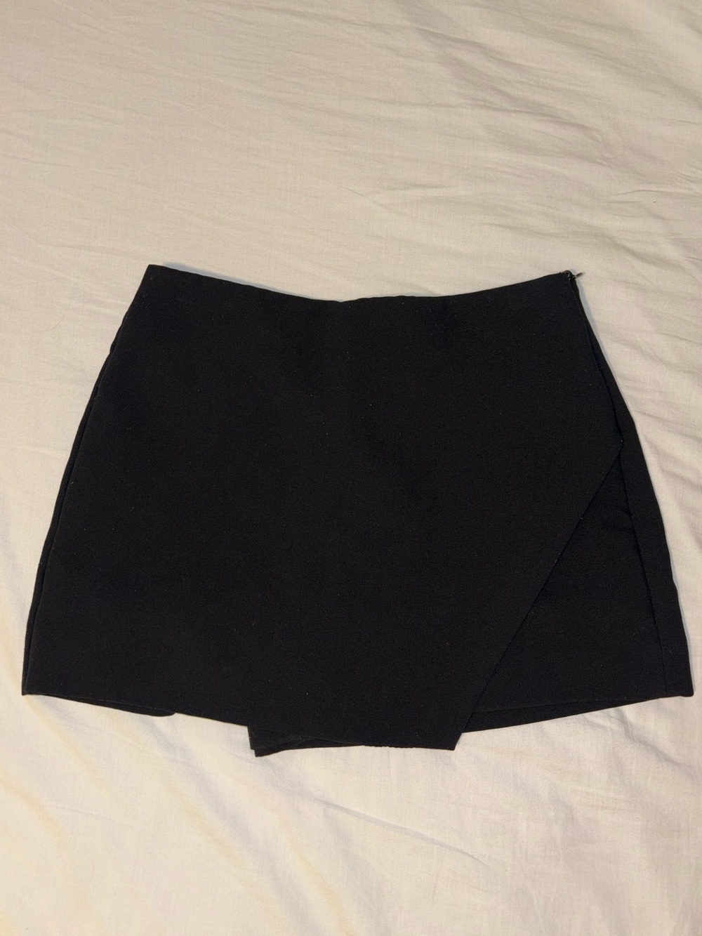 zara black skort